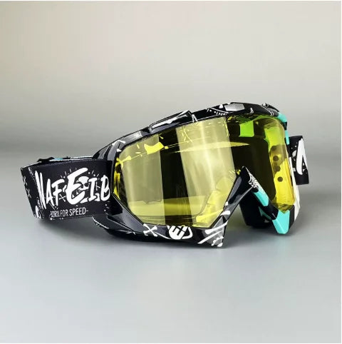 GAFA BORN FOR SPEED NEGRA/AZUL CIAN