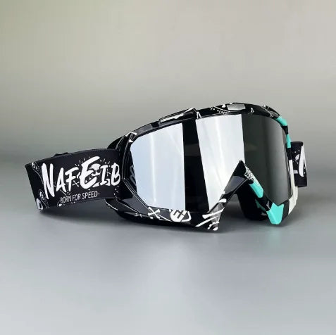 GAFA BORN FOR SPEED NEGRA/AZUL CIAN