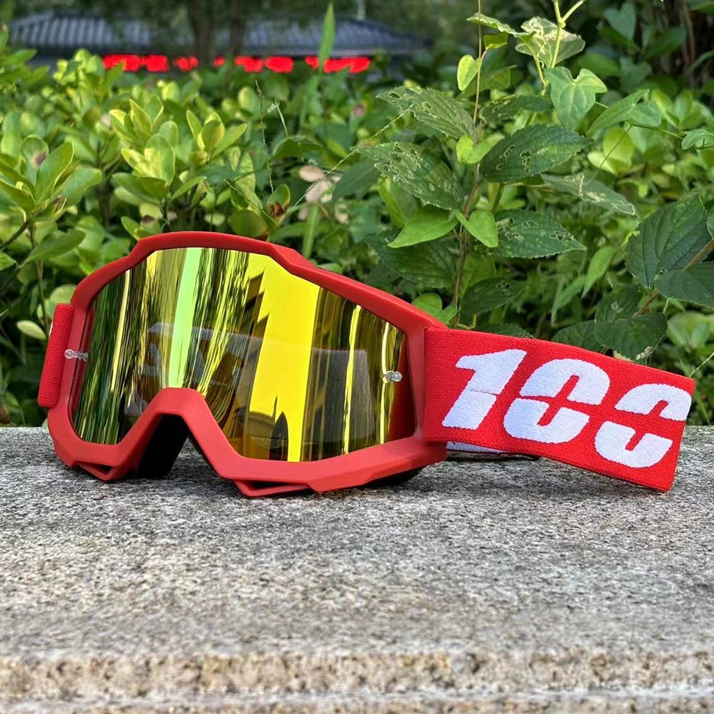 GAFA 100% ROJAS LENTE AMARILLA/TRANSPARENTE