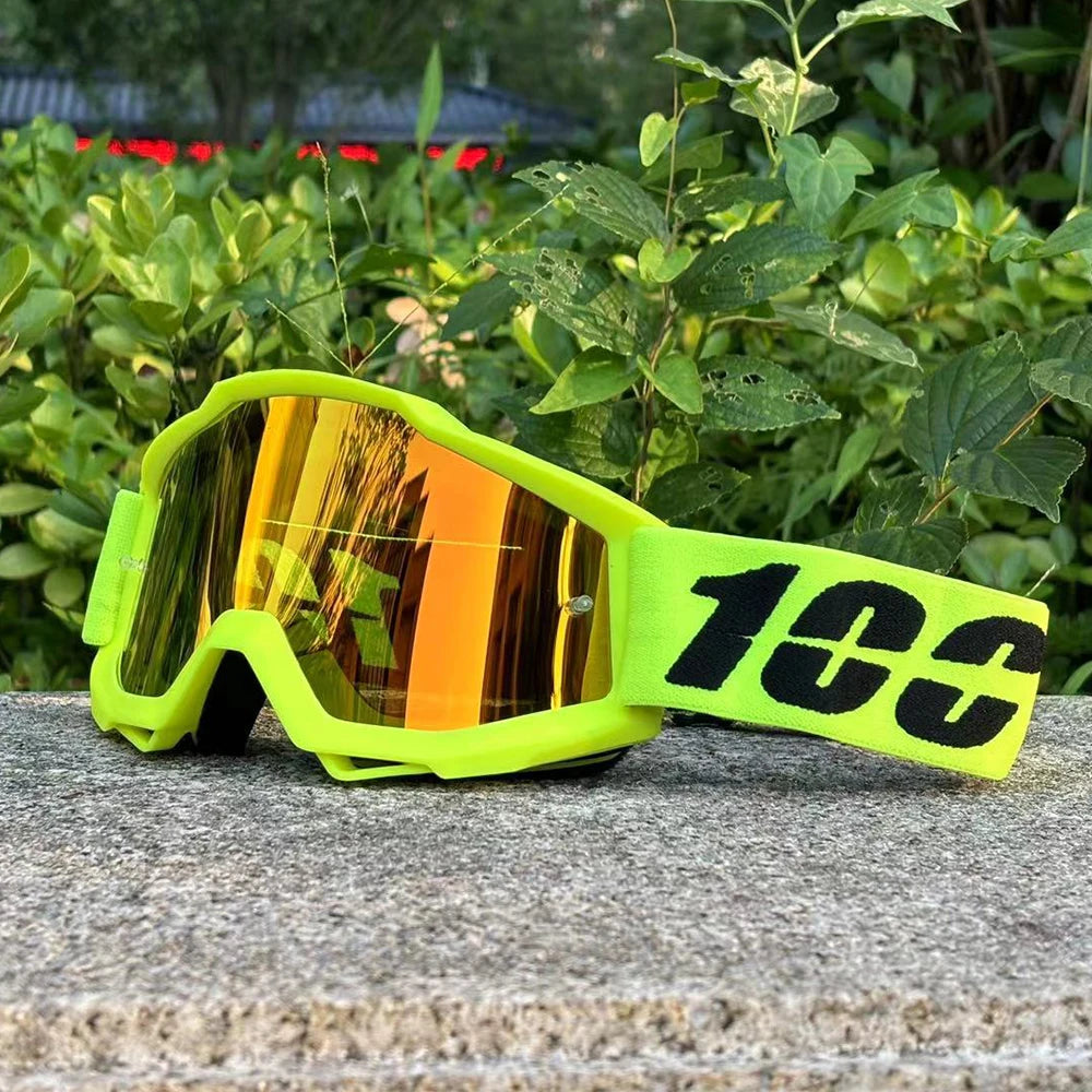 GAFAS 100% AMARILLO NEON/LENTE AMARILLA